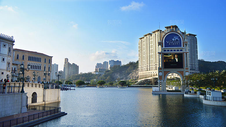 澳门旅游风景城市摄影封面照片澳门网红