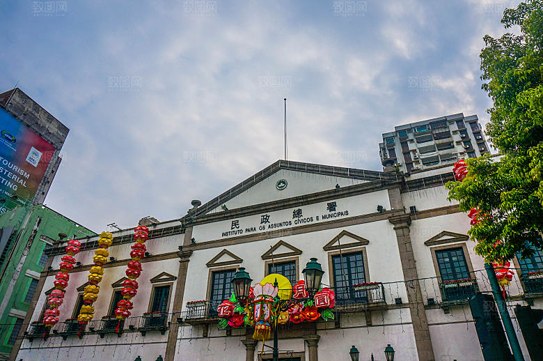 澳门旅游风景城市摄影封面照片澳门网红