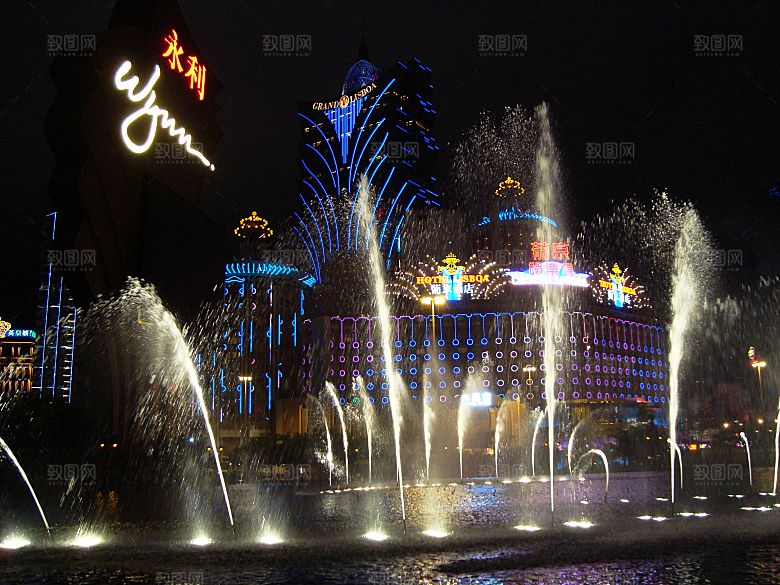澳门旅游风景城市摄影封面照片澳门网红