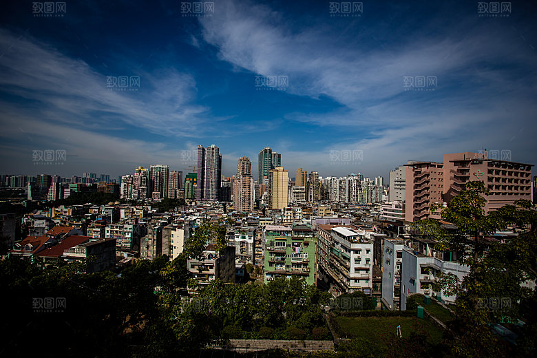 澳门旅游风景城市摄影封面照片澳门网红