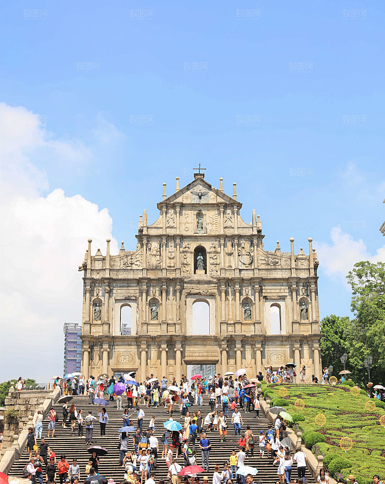澳门旅游风景城市摄影封面照片澳门网红