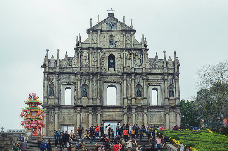 澳门旅游风景城市摄影封面照片澳门网红