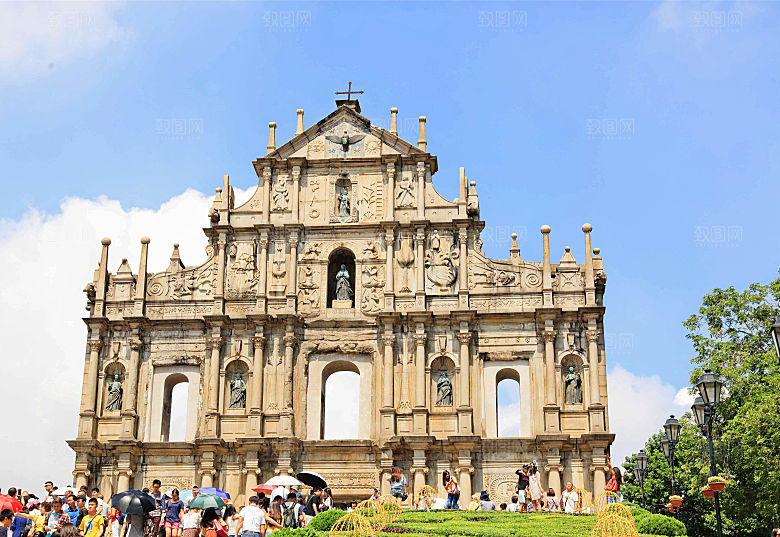 澳门旅游风景城市摄影封面照片澳门网红