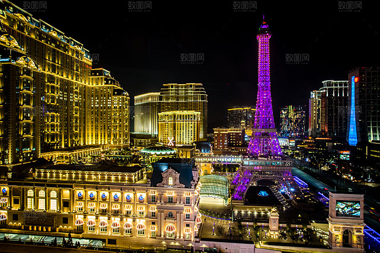 澳门旅游风景城市摄影封面照片澳门网红