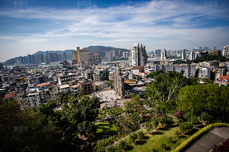 澳门旅游风景城市摄影封面照片澳门网红