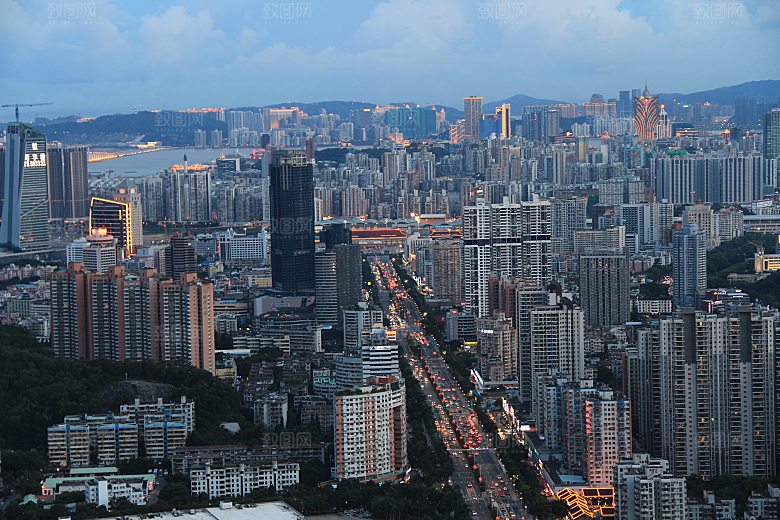 澳门旅游风景城市摄影封面照片澳门网红素材