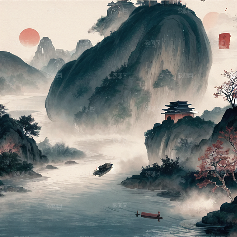 简约风大自然自然风景野外图片