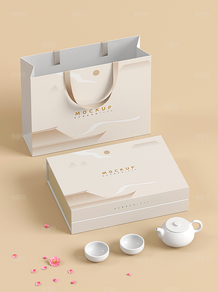 茶叶包装套盒样机