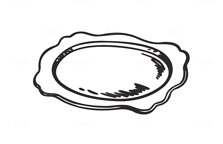 矢量洗菜盆餐盘免抠元素