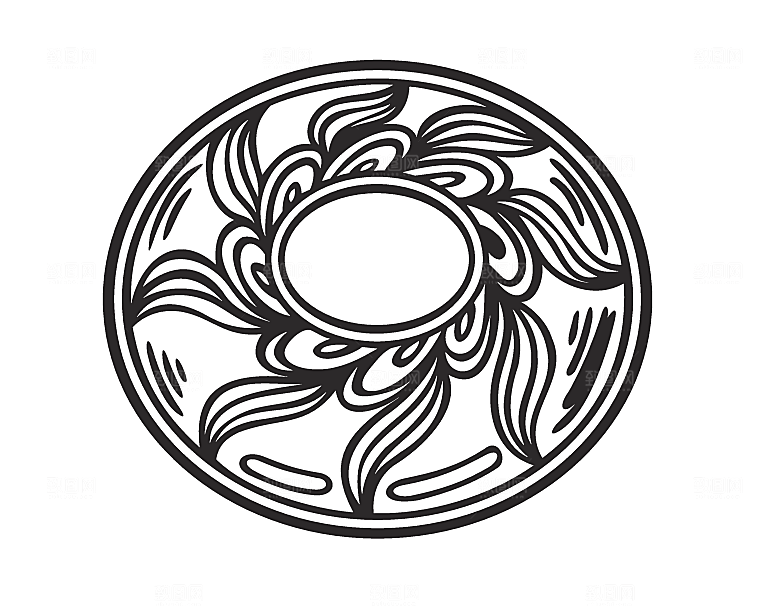 矢量托盘盘子素材