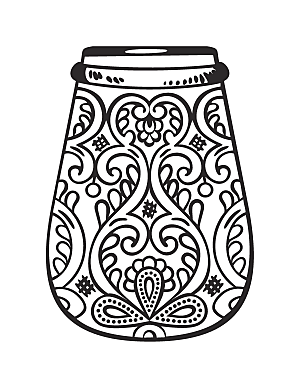 矢量调料罐陶瓷罐素材