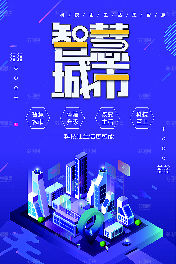 智慧城市宣传海报