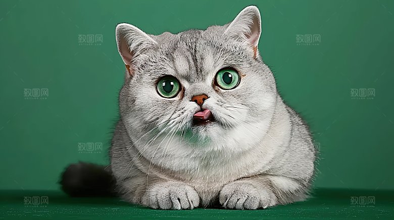 动物可爱小猫宠物好奇乖巧猫科活泼猫咪淘气
