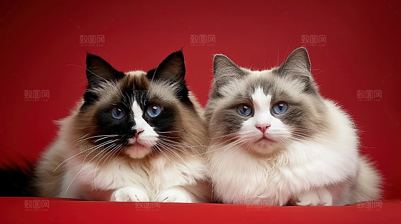 动物灵敏嬉闹可爱猫科猫咪小猫摄影淘气宠物