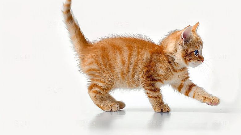 动物猫科宠物嬉闹淘气可爱猫咪小猫灵敏