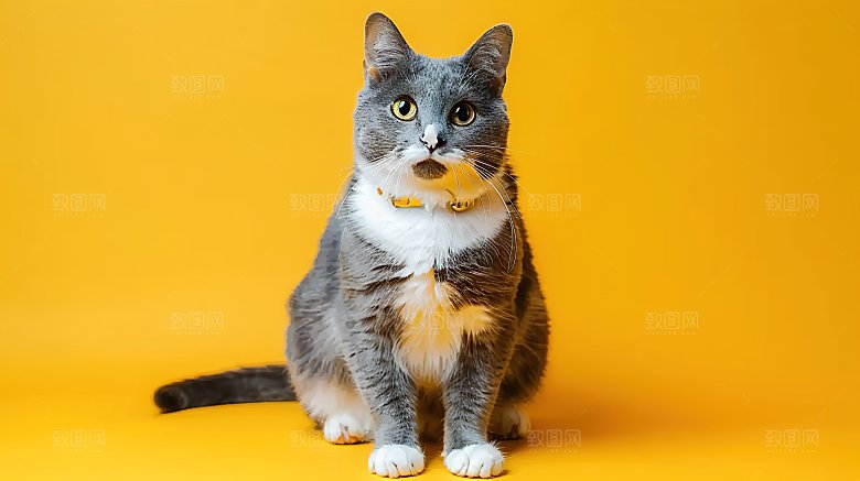 动物猫科灵敏可爱宠物猫咪乖巧嬉闹小猫淘气