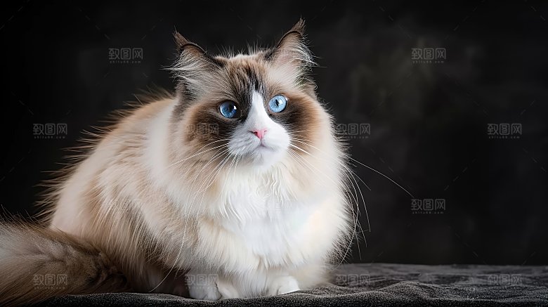 宠物动物猫科活泼可爱好奇淘气乖巧小猫高清