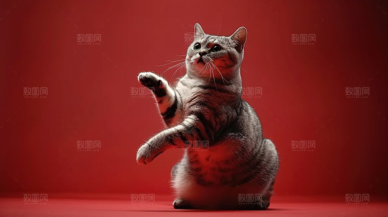 宠物活泼可爱高清乖巧淘气好奇猫咪动物猫科