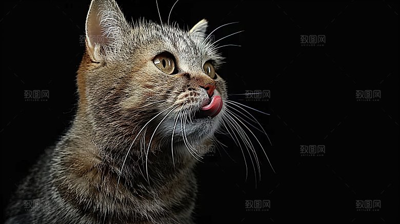 宠物可爱灵敏猫科猫咪嬉闹动物小猫淘气