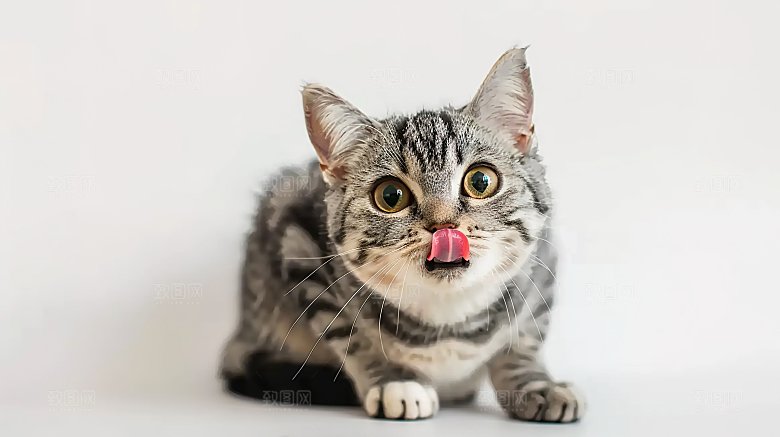 宠物猫科动物淘气可爱猫咪灵敏嬉闹乖巧