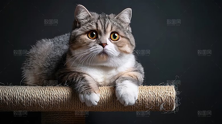 宠物猫科活泼动物小猫猫咪可爱乖巧淘气好奇