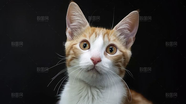 宠物淘气动物活泼猫咪猫科小猫可爱乖巧