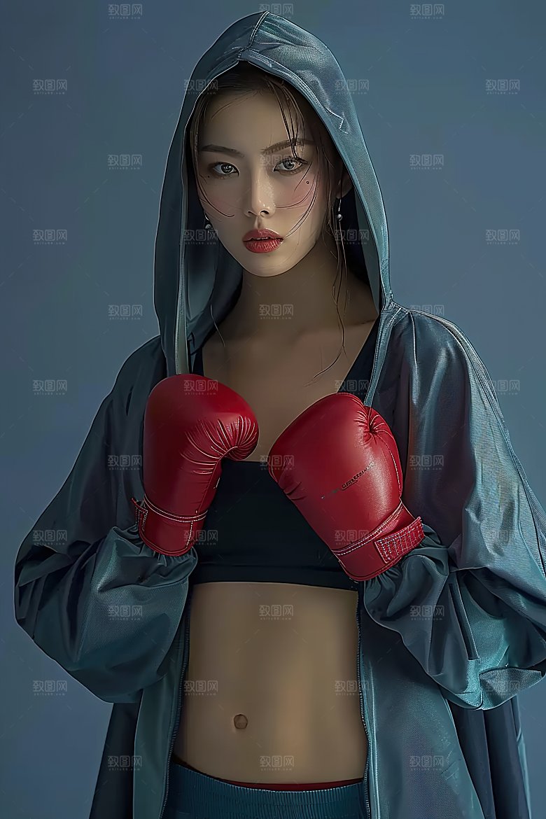 锻炼女性瑜伽美女活力健身跑步运动青春年轻