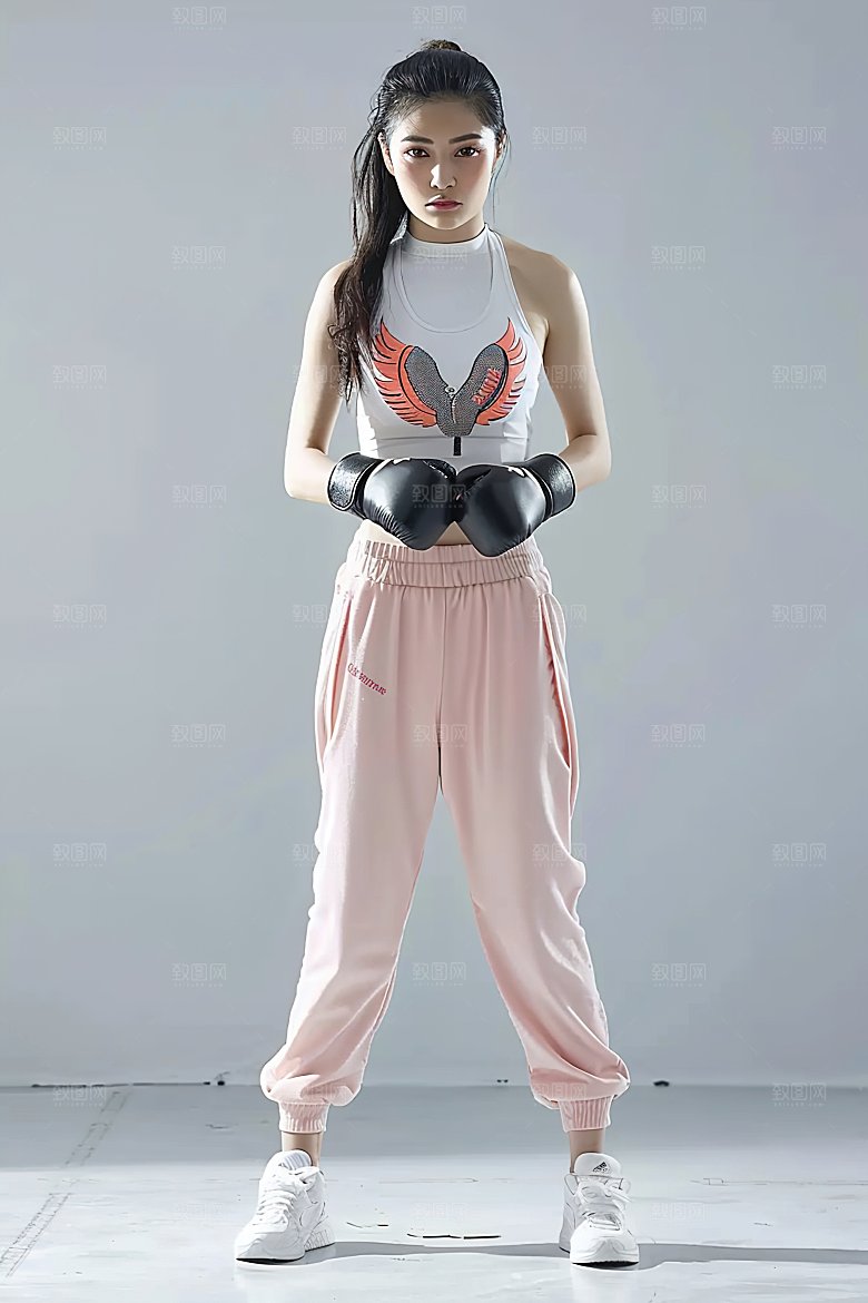 锻炼跑步运动瑜伽美女健身女性活力