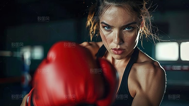 活力运动健身女性青春美女年轻跑步锻炼瑜伽