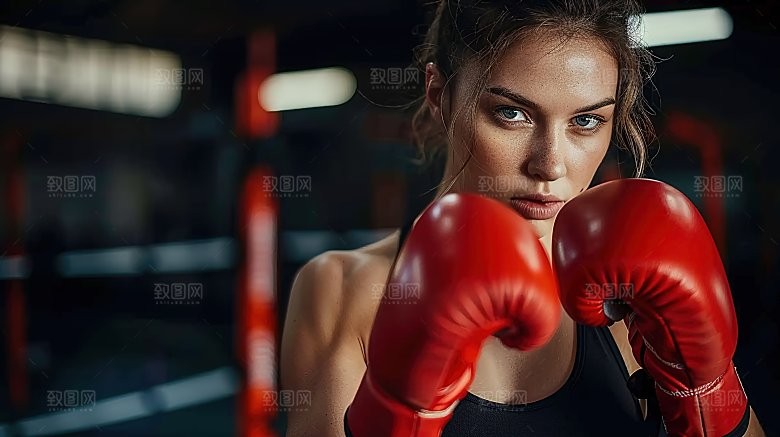 健身青春年轻瑜伽运动美女跑步女性锻炼活力