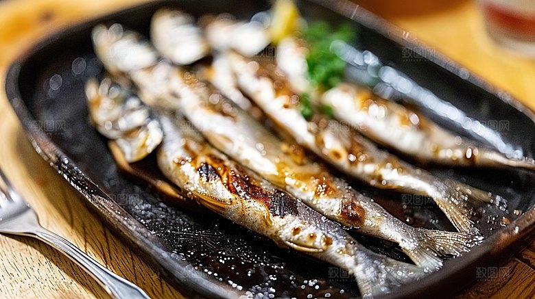特色美味美食碳烤烹调肉类煎鱼烤鱼鱼肉香辣