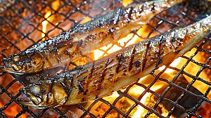 特色碳烤美味香辣鱼肉美食烹调煎鱼烤鱼