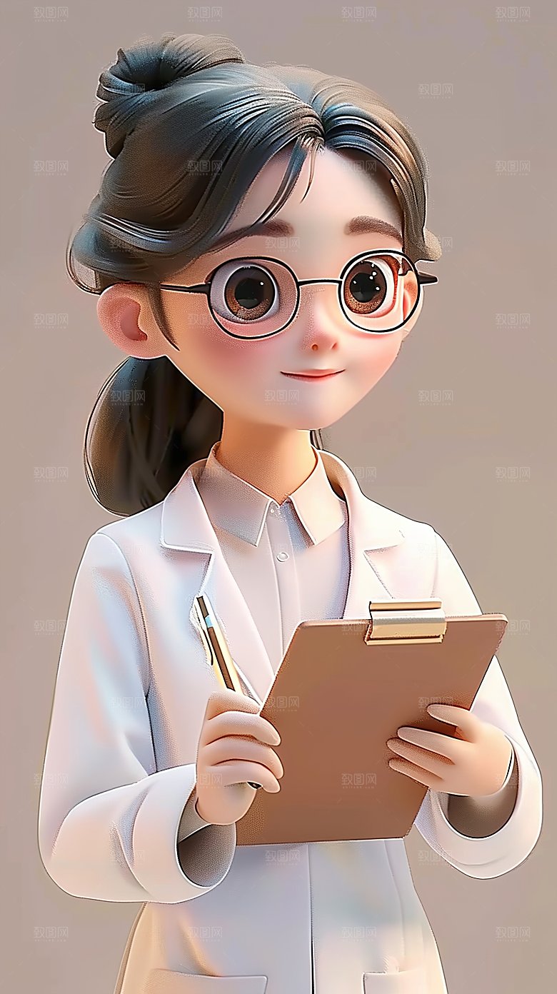 3D职业人物教育职场老师教师卡通