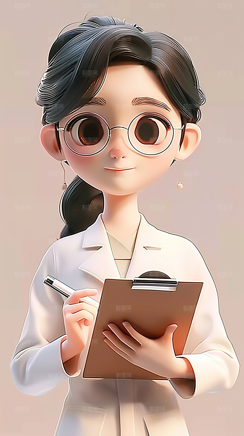 教师卡通老师人物职场职业教育3D