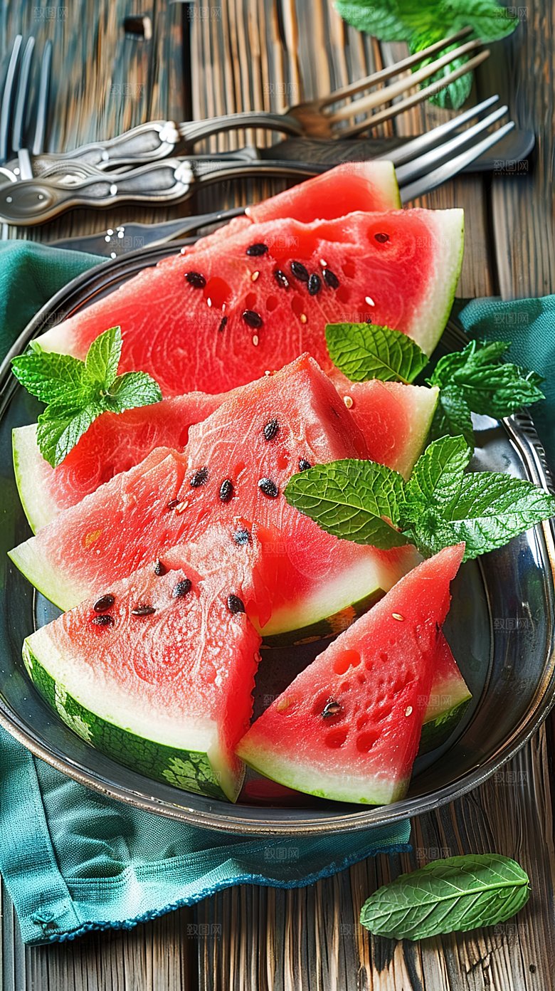 西瓜新鲜解暑果汁鲜甜健康多样水果