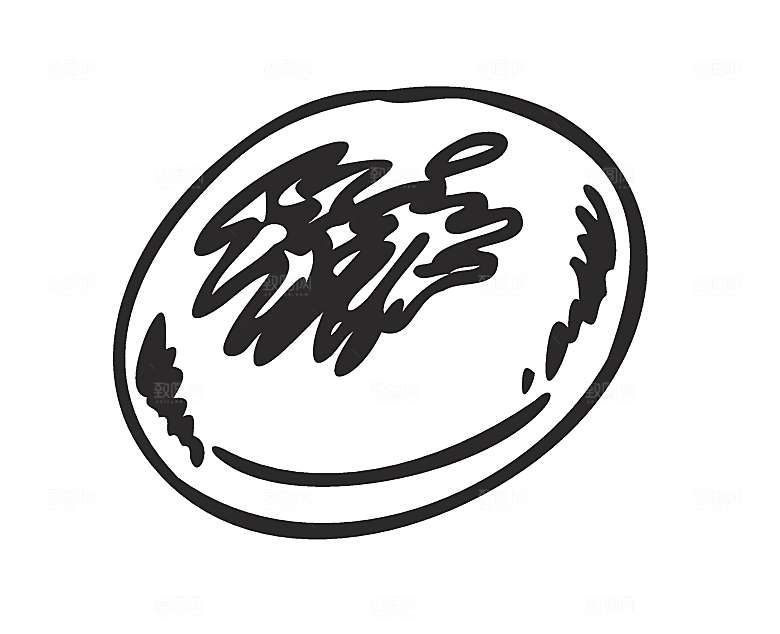 手绘面包美食蛋糕png素材