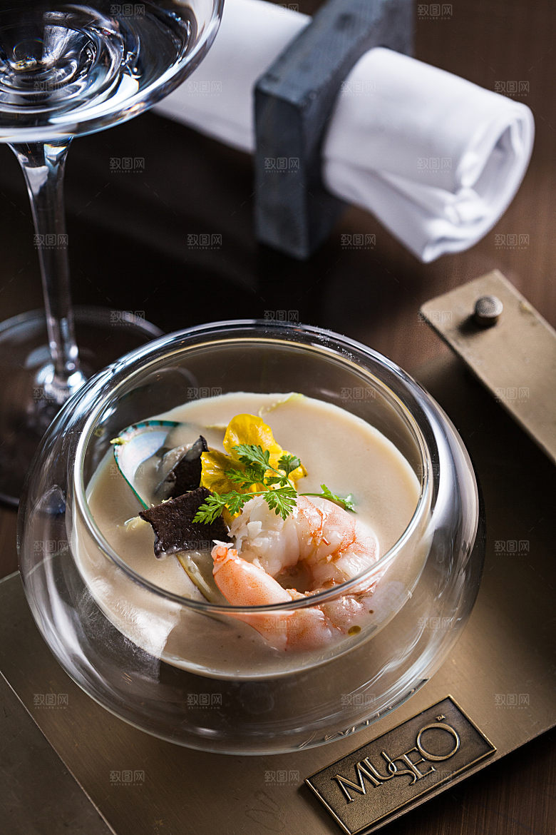 西餐美食特写摄影素材