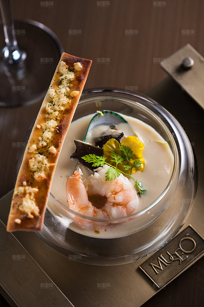 西餐美食特写摄影素材