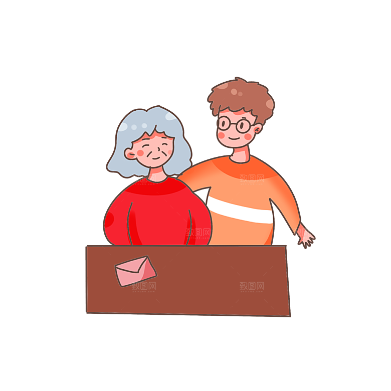 免抠元素母亲节可爱卡通插画