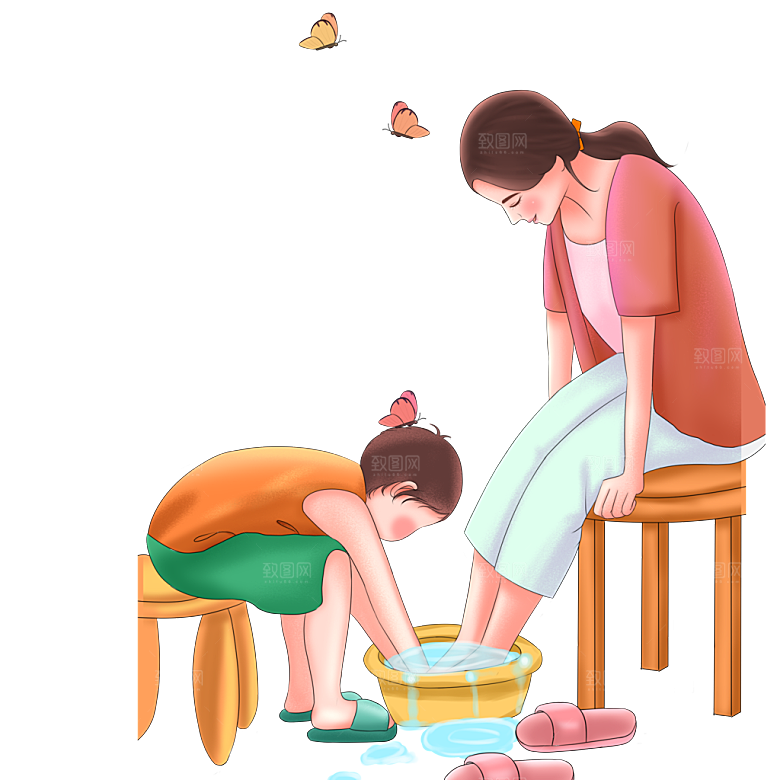 免抠元素母亲节可爱卡通插画