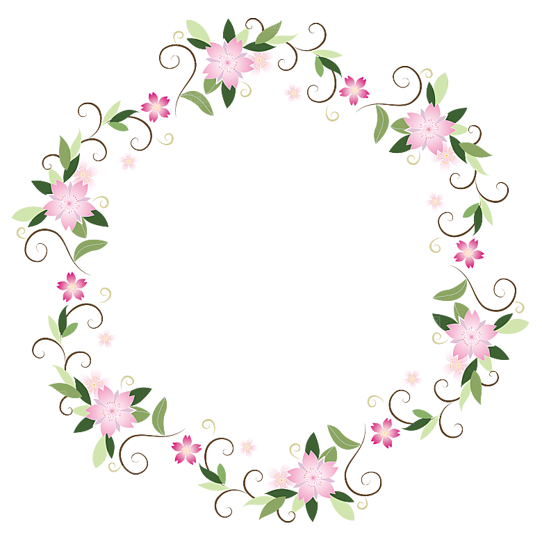 手绘粉红色樱花桃花梅花花朵PNG免抠