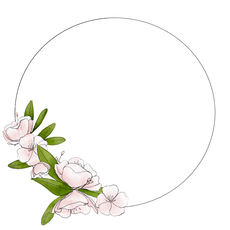 手绘粉红色樱花桃花梅花花朵PNG免抠