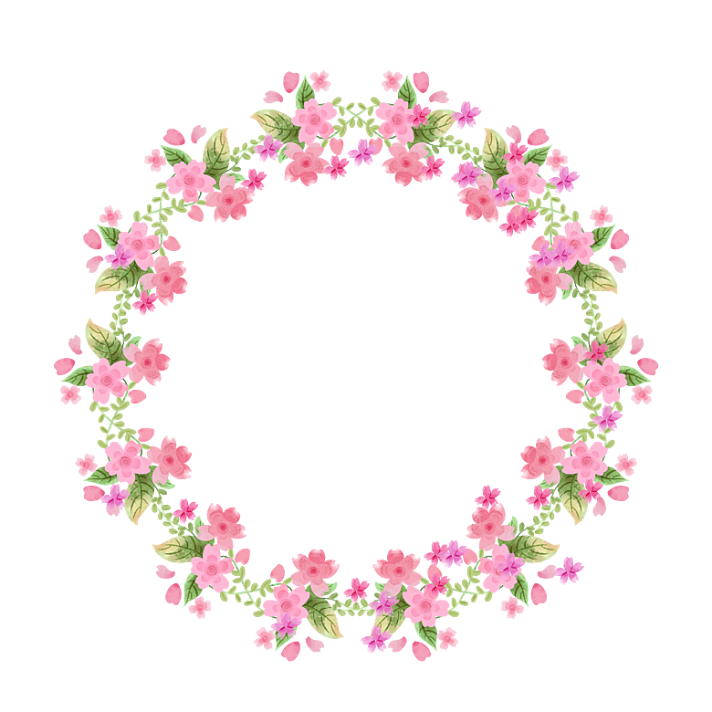 手绘粉红色樱花桃花梅花花朵PNG免抠