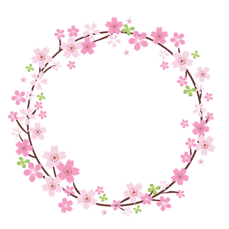 手绘粉红色樱花桃花梅花花朵PNG免抠