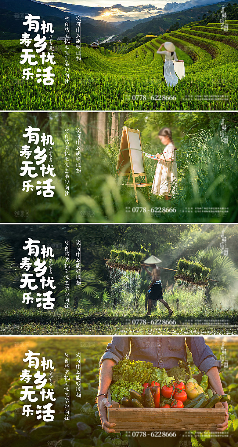 这时稻花开氛围单图