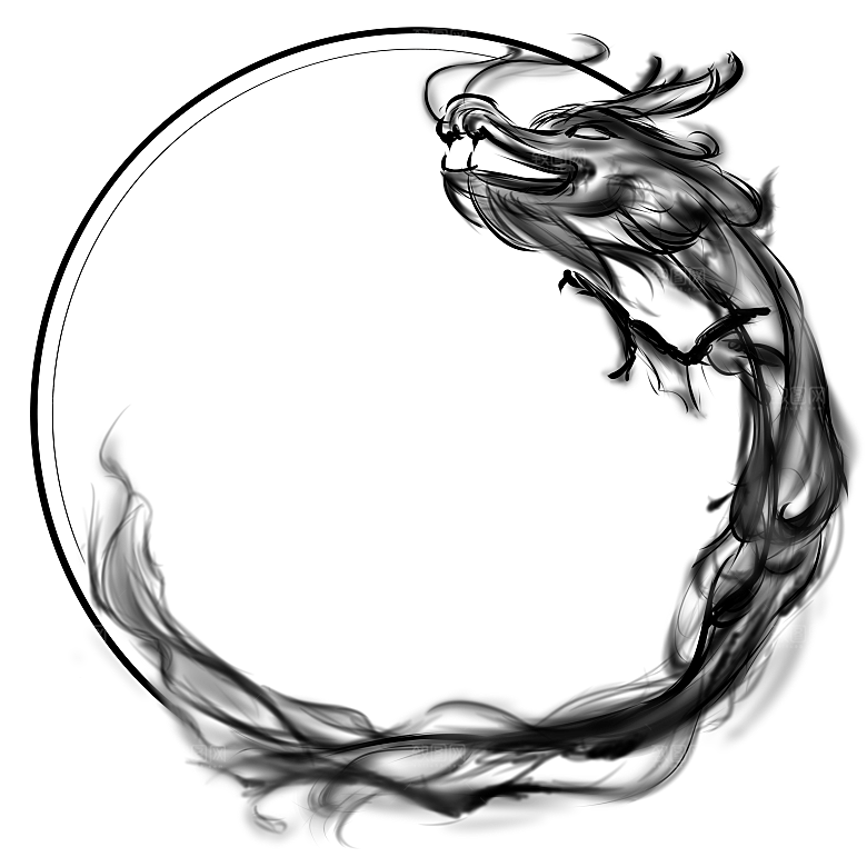 中式水墨文本框标题框窗格PNG图片素材