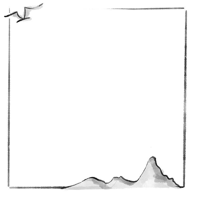 中式水墨文本框标题框窗格PNG图片