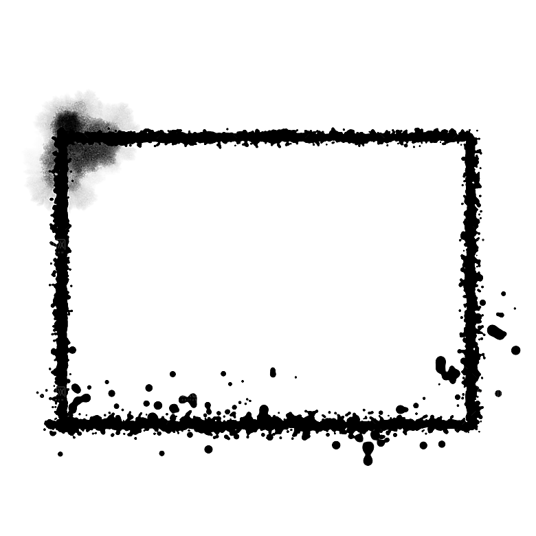 中式水墨文本框标题框窗格PNG图片素材