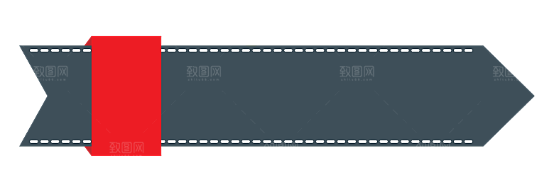 科技商务字幕条边框标题框PNG免抠素材