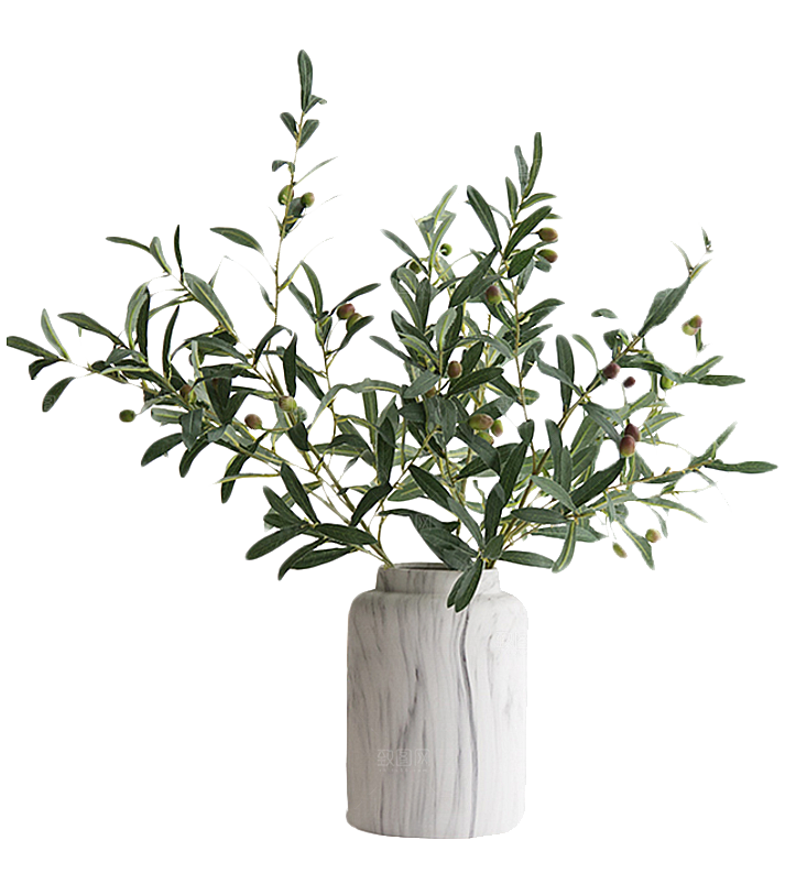 花艺软装北欧绿植插花花卉盆栽PNG素材